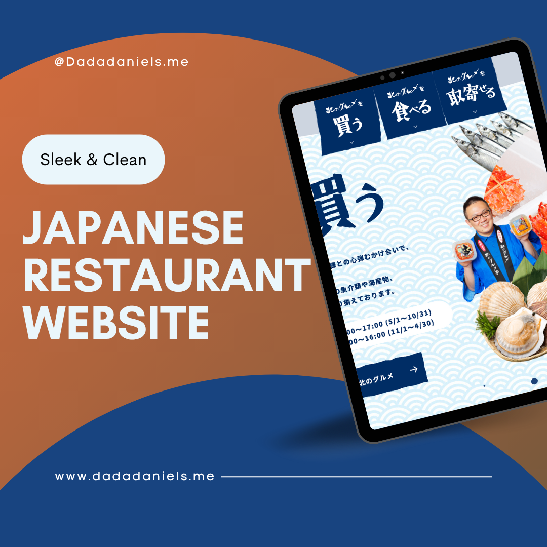 Elegant Japanese Restaurant Website